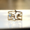 oly-20e080e5306f10e1acab274be10cfa41 Wholesale Sun Moon Stars Celestial Motif Alloy Ring Tone Adjustable Women S Vintage Style Ring Alloy Jewelry Accessory Boutique Resale Gift