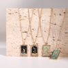 Wholesale Trendy Tarot Sun Moon Star Pendant Necklace Fashion Jewelry Accessory For Gift Boutique Resale