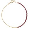 Wholesale Trendy Green Crystal Beaded Snake Chain Bracelet Stainless Steel Unisex Jewelry Gift