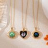 oly-211d85ee49f854e1901acbbaa489ce84 Wholesale Stainless Steel Gold Plated Heart Locket Necklace With Rabbit Design Chic Fashion Accessory For Gift Or Boutique Resale