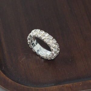 Ring 2 rows Silver