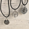oly-21952c5cfbc4902df0e554b3cbd184fc Wholesale Retro Geometric Cross Pendant Necklace Alloy Wax Rope Chain Chic Jewelry Accessory
