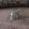 oly-21d2968e034328da0bf36162380790d9 Wholesale Retro Floral Ring Antiqued Silver Tone Zinc Alloy Jewelry Accessory