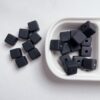 oly-231c6d81c5424e96e979a7545d9006c9 Wholesale Stylish Black Acrylic Square Beads Rubber Finish Large Hole for DIY Jewelry, Phone Charm, Bracelet, Necklace Making