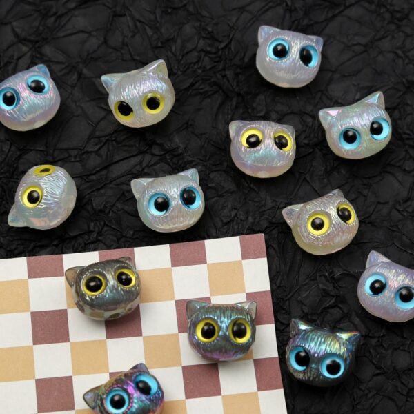 oly-2354108b433b9e7fdc752a19d65a9678 Wholesale Acrylic Cat and Owl Loose Beads for DIY Bracelet Jewelry Making Craft Supply