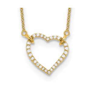 Hollow love necklace
