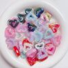 oly-241bcf2efce2a5ef2431e7f23b19a162 Wholesale Two-Tone Acrylic Hollow Heart Beads DIY Jewelry Accessory for Earrings, Phone Strap, Bag Chain – Boutique Resale