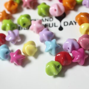 oly-243c15a991e8401bdc771576fc3873b3 Wholesale Trendy Acrylic Candy Color Pentagram Star Loose Beads for DIY Bracelet Making Jewelry Accessory Craft Supply