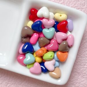 18-randomly mix colors / Size is about 10mm, hole diameter is about 1mm