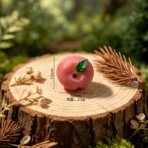 Three-dimensional pink peach