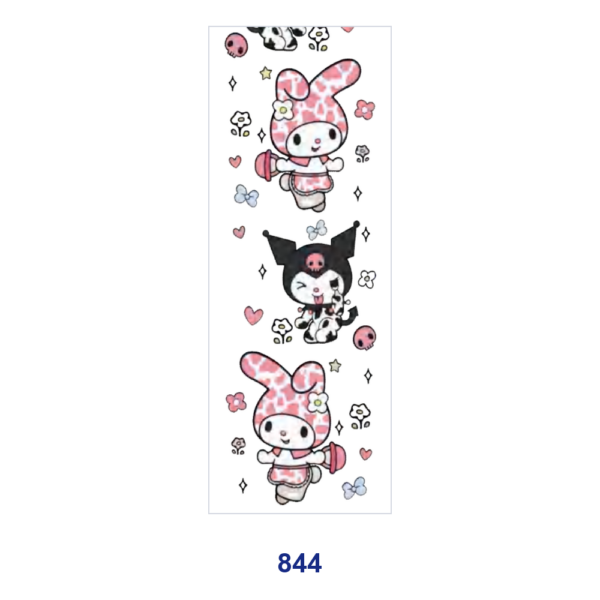 Wholesale 2/8/16pcs Cute Cartoon Character Summer Food & Heart Element Print Pen and Bookmark Stickers UV DTF Wraps OLY Exclusive