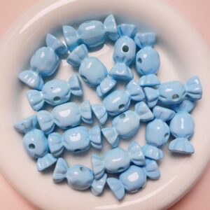 06-light blue / The size is about 15 * 31mm. Aperture 3.8mm