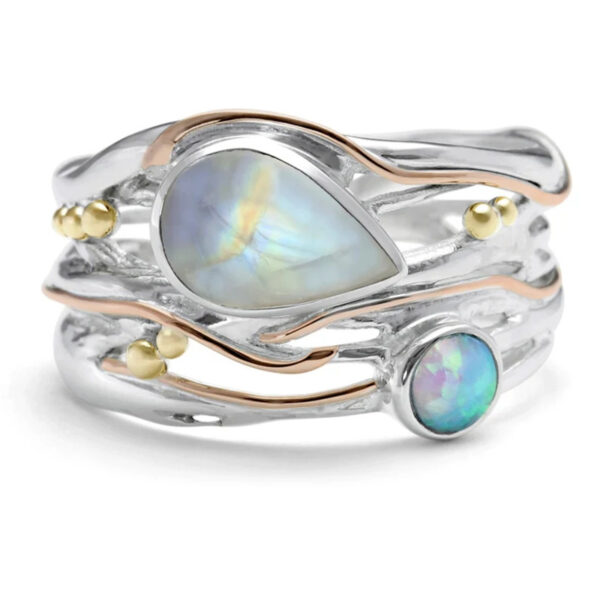 oly-25ea0a807172d21df90f7b133c7693d2 Wholesale Electroplated Alloy Geometric Hollow Bohemian Women S Ring Vintage Style Fashion Jewelry Gift For Everyday Wear