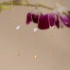 Wholesale Stainless Steel Electroplated Y Shaped Teardrop Zircon Pendant Necklace French Tassel Design Jewelry Accessory For Gift And Boutique Resale