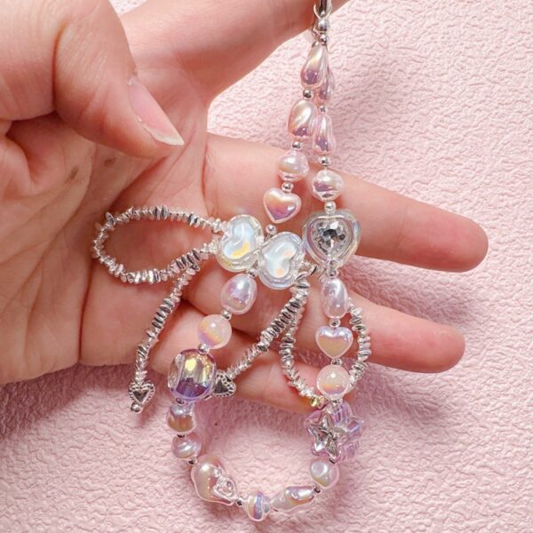 oly-2681e05e94bc4e4485e3075d33589c35 Wholesale Baroque Imitation Pearl Beads, Iridescent Pink White, DIY Jewelry Making Supplies, Fashion Accessory, Boutique Resale