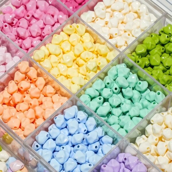 Wholesale Macaron Acrylic Irregular Star Fruit Loose Beads DIY Phone Chain Jewelry Making Accessory