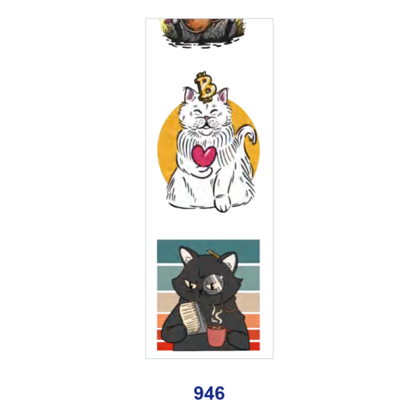 Wholesale 2/8/16pcs Cute Cartoon Doll Motorcycle Cat Bear Rose Text Print Pen and Bookmark Stickers UV DTF Wraps OLY Exclusive
