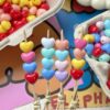Wholesale Red Acrylic Chubby Heart Beads for DIY Jewelry Making, Cute Cartoon Charm for Bracelet Necklace Craft Supply