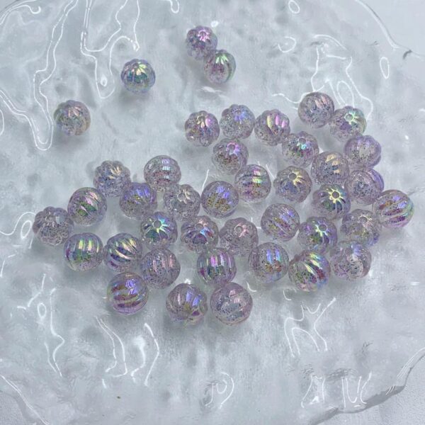 oly-26ff38d9c9fbfd31d13f2bb05af1730a Wholesale Purple Acrylic Pumpkin Beads UV Plated Glow in the Dark DIY Phone Charm Keychain Jewelry Making Supply