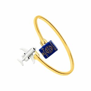 Airplane passport opening bracelet