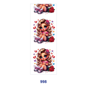 998 / 8pcs / 11*3.2cm
