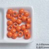 oly-2801e0987296612587aab0cacd2c8931 Wholesale Acrylic Coated Macaron White Large Hole Round Loose Beads DIY Bracelet Phone Charm Jewelry Making Craft Supply