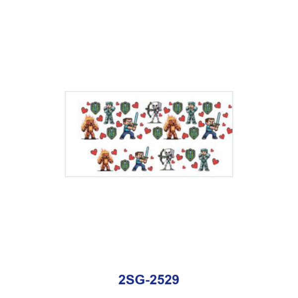 oly-281f901ee2bf366b0d4910d438d96705 Wholesale 8pcs Game Character Bee Floral Pattern 3oz Cup Stickers Wrap OLY Exclusive