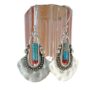 Wholesale Retro Turquoise Drop Earrings For Women Alloy Geometric Jewelry Trendy Boutique Resale Gift