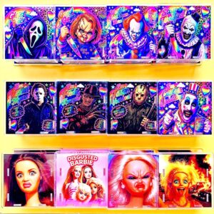 Wholesale Acrylic Pen Holder Halloween Doll Funny Design Desk Organizer For Office Resale