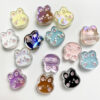 oly-285008b466f77b69542bf90ab5d459eb Wholesale Cute Rabbit Head Acrylic Beads DIY Craft Supplies for Phone Straps Hair Ties Bag Charms