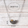 oly-28a90e9dd2af9d10248f955a930170d9 Wholesale Chic Geometric Sunset Valley Pendant Necklace Antique Silver Zinc Alloy Fashion Jewelry Accessory