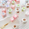 oly-28c06e86f99e16fe122fb785421b3b6e Wholesale Black and White Square Love Acrylic Loose Beads for DIY Jewelry Making Fashion Accessory Gift