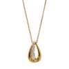 oly-28d73de3a6a92e7b87959ab9496f26c7 Wholesale Geometric Zircon Pendant Necklace Stainless Steel Stainless Steel Electroplated Tone Fashion Jewelry Gift