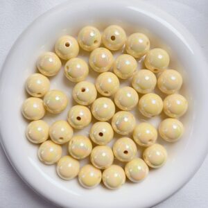 07-Milk Yellow / 16mm (sold by piece)
