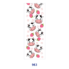 Wholesale 2/8/16pcs Rainbow Heart Floral Strawberry Citrus Fruit Cute Cow Cartoon Print Pen and Bookmark Stickers UV DTF Wraps OLY Exclusive