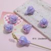oly-29577ebf6019ac404998ddeb58d40d8f Wholesale Tiktok explosion acrylic uv color-plated solid color hot air balloon hand painted bottom embryo beaded diy mobile phone chain jewelry accessories