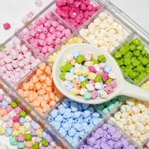 Wholesale Macaron Acrylic Irregular Star Fruit Loose Beads DIY Phone Chain Jewelry Making Accessory