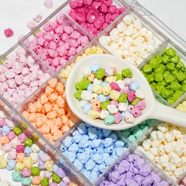 Wholesale Macaron Acrylic Irregular Star Fruit Loose Beads DIY Phone Chain Jewelry Making Accessory