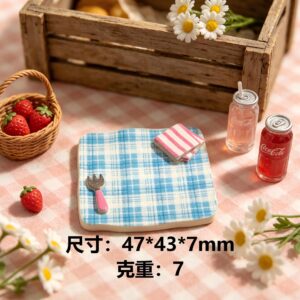Line checkered plate-blue