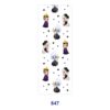 Wholesale 2/8/16pcs Cute Cartoon Character Summer Food & Heart Element Print Pen and Bookmark Stickers UV DTF Wraps OLY Exclusive