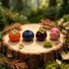 oly-2af0da310059aa5f3bc8db8a113a4ca8 Wholesale Resin Fruit Keychain Pendant 3D Blueberry Charm DIY Jewelry Accessory Bag Charm