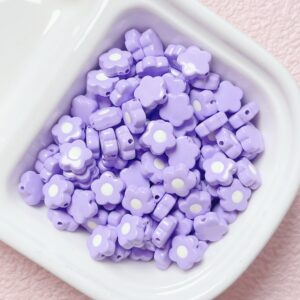06-light purple / The size is about 10mm, the aperture is about 1mm