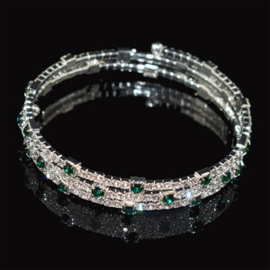 3 rows silver white dark green sl-1033