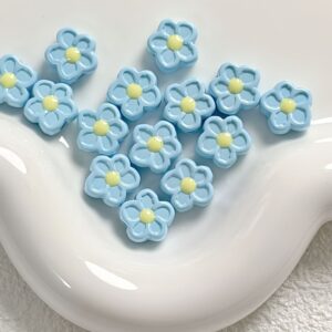 08-light blue / Size is about 12mm, hole diameter is about 2.5mm