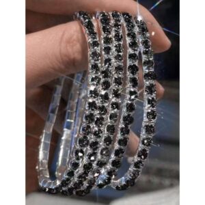 Sl-1005-1 row silver plated black