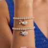 oly-2c517c8c4277a2f8432de9bcfee6bfe0 Wholesale Stainless Steel Zircon Husky Dog Bracelet Geometric Oval Design Vacuum Women Fashion Jewelry Accessory