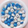 Wholesale 16mm Acrylic Electroplated Rainbow Striped Lollipop Beads for DIY Phone Charm Jewelry Making