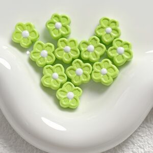 06-fruit green / Size is about 12mm, hole diameter is about 2.5mm