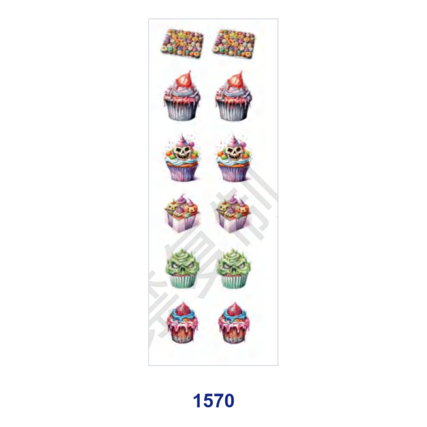 oly-2d6912d8212ecfec6b880c7628a2403d Wholesale 2/8/16pcs Halloween Pumpkin Witch Haunted House Wolf Spooky Cupcake Quote Art Print Pen and Bookmark Stickers UV DTF Wraps OLY Exclusive
