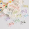 Wholesale Acrylic Loose Beads French Cute Polka Dot Bow Butterfly Charms for DIY Phone Chain Jewelry Making